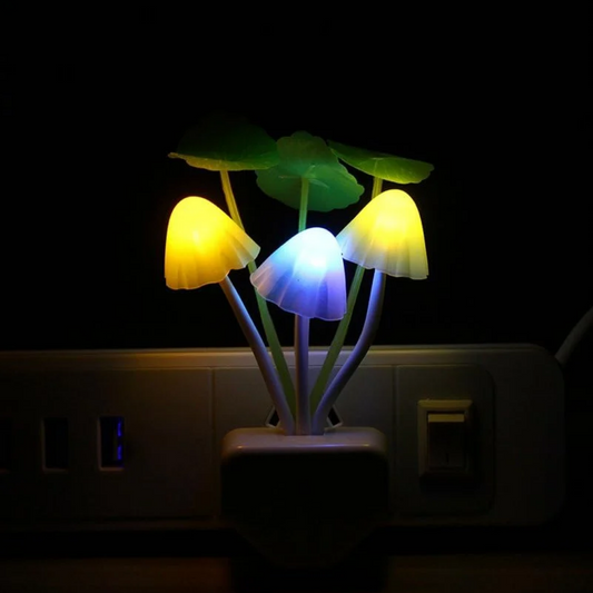 Lámpara Seta Mágica LED — Luz Nocturna Decorativa