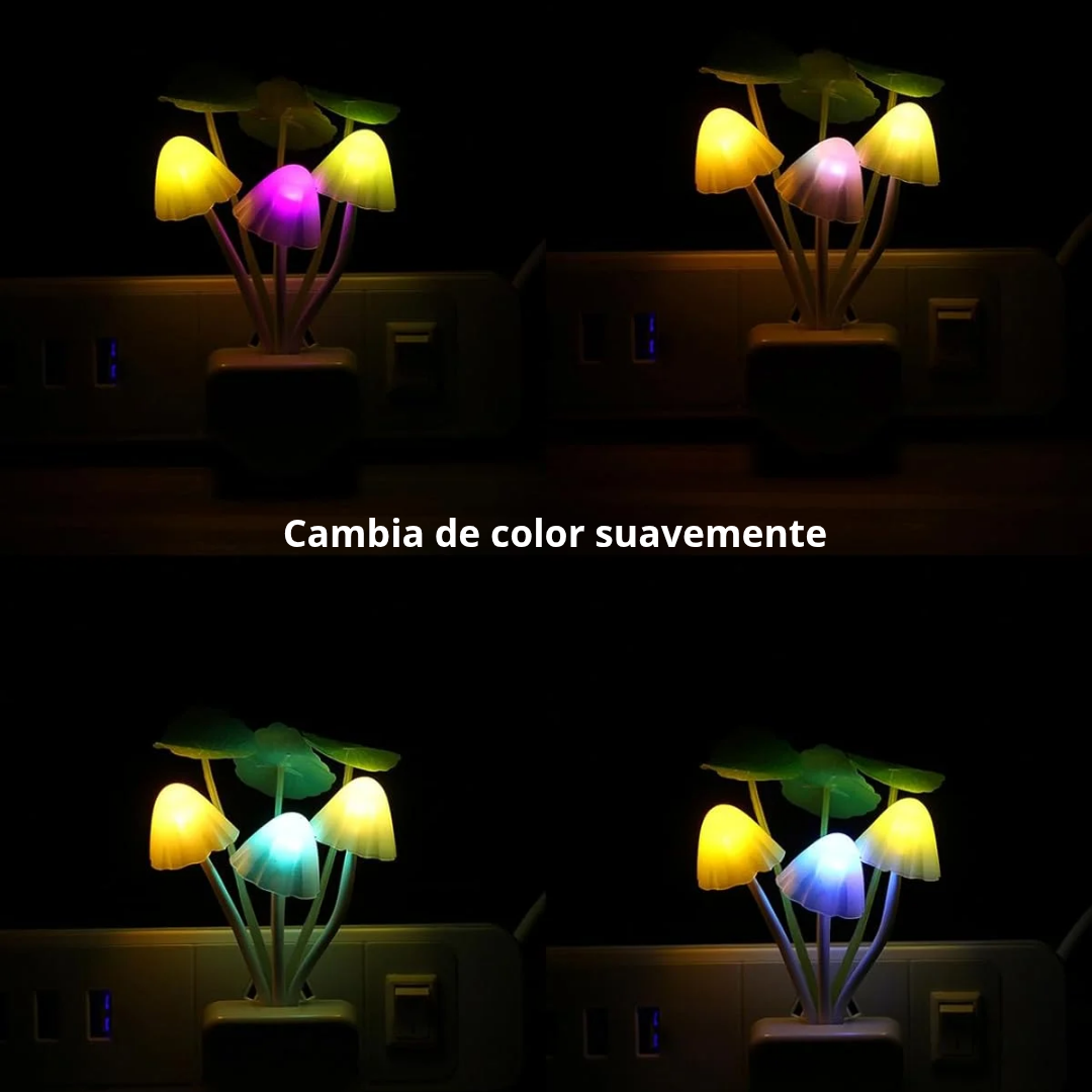 Lámpara Seta Mágica LED — Luz Nocturna Decorativa