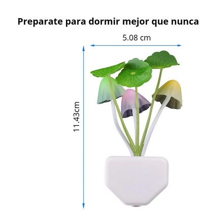 Lámpara Seta Mágica LED — Luz Nocturna Decorativa